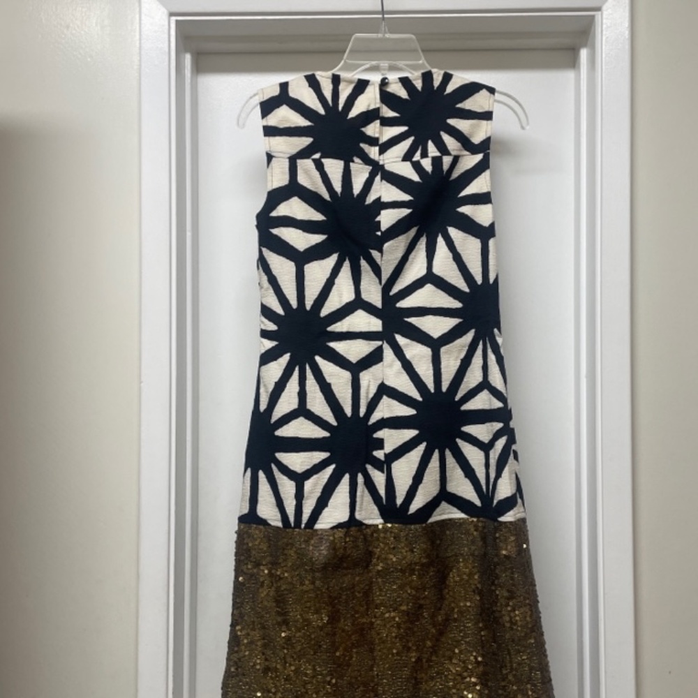 NWT Tabitha Anthro Karimata Dress Gold Sequin - Picture 10 of 12